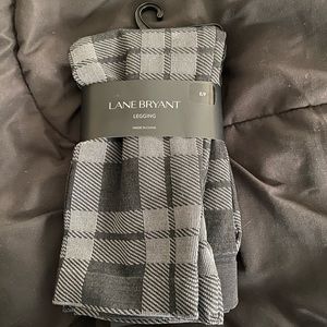 Lane Bryant Black and Grey Leggings